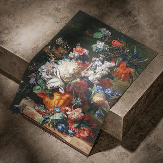 Bouquet of Flowers in Urn ポスター