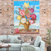 Bouquet of Flowers on a Ledge (1619) by Bosschaert ポスター