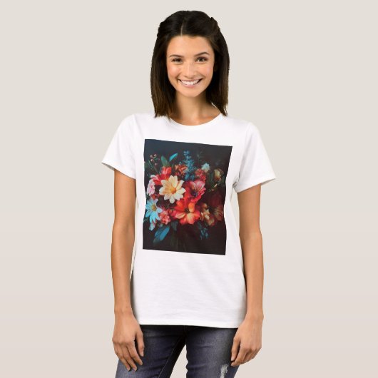 bouquet of flowers tシャツ (正面フル)