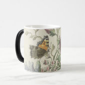 Bouquet of Flowers with a Painted Lady Butterfly, モーフィングマグカップ (正面左)