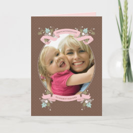 Bouquet of Love Framed Photo Mother's Day Card カード