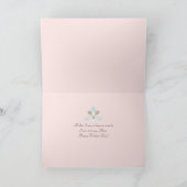 Bouquet of Love Framed Photo Mother's Day Card カード (内部)