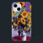 Bouquet of Sunflowers by Claude Monet,ヴィンテージ・アート iPhone 15ケース<br><div class="desc">クロード・モネによるサンフラワーの花束(1881)は、ヴィンテージの印象派素晴らしの美術フローラの静止絵画生活だ。庭から黄色に咲く花。花瓶の中の夏の季節のひまわりの花束。アーティストについて：クロード・モネ(1840-1926)は印象派の運動の創始者であフランスのり絵画、その絵画の大部分は「空中に浮かぶ」（野外に浮かぶ）スタイル印象派の風景である。</div>