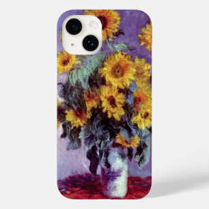 Bouquet of Sunflowers by Claude Monet,ヴィンテージ・アート Case-Mate iPhone 14ケース