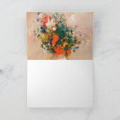 Bouquet of Sunflowers by Monet Impressionist カード (内部)
