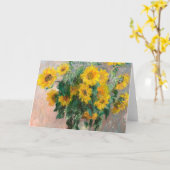 Bouquet of Sunflowers by Monet Impressionist カード (黄色い花)