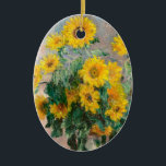 Bouquet of Sunflowers by Monet Impressionist セラミックオーナメント<br><div class="desc">クラシック最高傑作 – モネ絵画ツ印象派シリーズ – 花束</div>