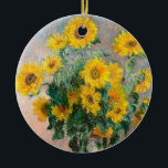 Bouquet of Sunflowers by Monet Impressionist セラミックオーナメント<br><div class="desc">クラシック最高傑作 – モネ絵画ツ印象派シリーズ – 花束</div>