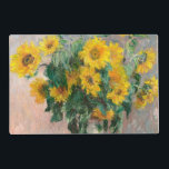 Bouquet of Sunflowers by Monet Impressionist ラミネート プレート<br><div class="desc">クラシック最高傑作 – モネ絵画ツ印象派シリーズ – 花束</div>