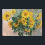 Bouquet of Sunflowers by Monet Impressionist ラミネート プレート<br><div class="desc">クラシック最高傑作 – モネ絵画ツ印象派シリーズ – 花束</div>