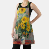 Bouquet of Sunflowers by Monet Impressionist Art エプロン (インサイチュ)