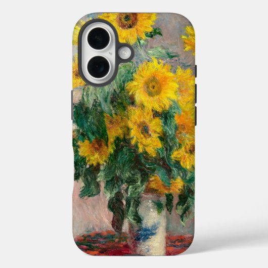 Bouquet of Sunflowers by Monet Impressionist Case-Mate iPhoneケース (裏面)