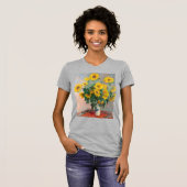 Bouquet of Sunflowers by Monet Impressionist Tシャツ (正面フル)