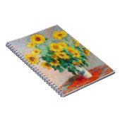 Bouquet of Sunflowers Claude Monet ノートブック (右側)