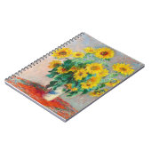 Bouquet of Sunflowers Claude Monet ノートブック (左側)