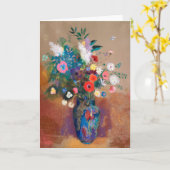 Bouquet Of Wild Field Flowers - Odilon Redon カード (黄色い花)