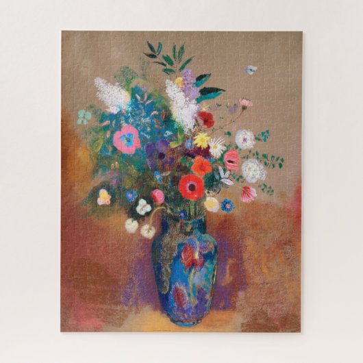 Bouquet Of Wild Field Flowers - Odilon Redon ジグソーパズル (縦)