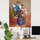 Bouquet Of Wild Field Flowers - Odilon Redon ポスター (ホームオフィス)