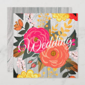 Bouquet on Barnwood Square 招待状 (正面/裏面)