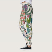 Bouquet on while legings by Laurie レギンス (左)