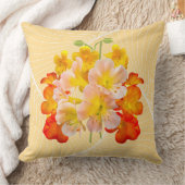 Bouquet Orchid Flower Art Print クッション (ブランケット)