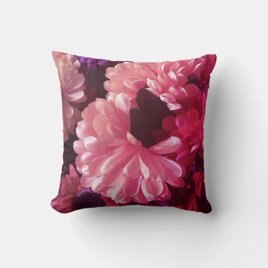 "Bouquet" Throw Pillow クッション (正面)