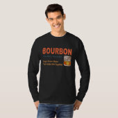 Bourbon Definition Vintage Bourbon Whiskey Drinkin Tシャツ (正面フル)