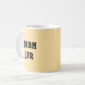 Bourbon lover coffee mug コーヒーマグカップ (正面左)