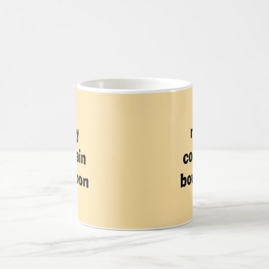 Bourbon lover coffee mug コーヒーマグカップ (中央)