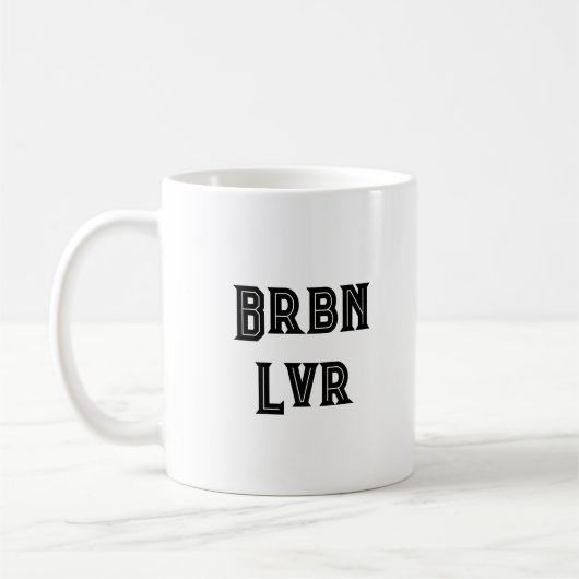 Bourbon lover funny Coffee Mug コーヒーマグカップ (左)