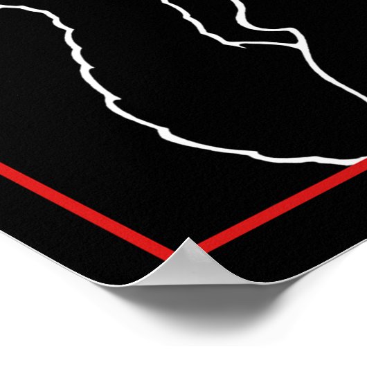 「Bourbon St. Cat」ポスター ポスター (角)