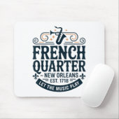 Bourbon Street French Quarter New Orleans Mardi Gr マウスパッド (マウス)