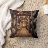 Bourbon Whiskey Rickhouse  クッション (ブランケット)