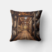 Bourbon Whiskey Rickhouse  クッション (裏面)