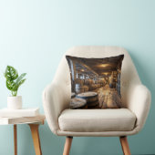 Bourbon Whiskey Rickhouse Throw Pillow  クッション (椅子)