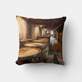 Bourbon Whiskey Rickhouse Throw Pillow  クッション