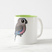 Bourkeのオウム ツートーンマグカップ (正面右)