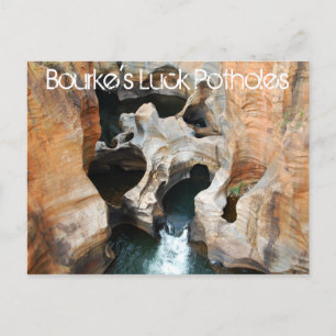 Bourke's Luck Potholes, Mpumalanga，南アフリカ ポストカード