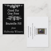 Bouteilleの盛り土カード 名刺 (正面/裏面)