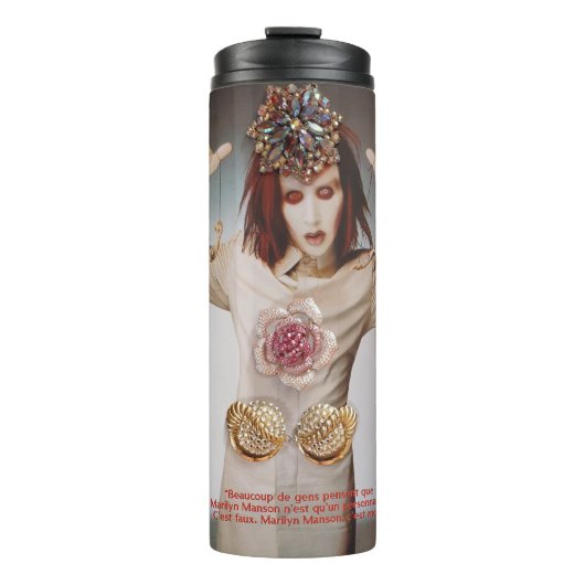 Bouteilles Marilyn Manson  タンブラー (正面)