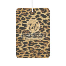 Boutique Branding Leopard Skin Beauty Industry カーエアーフレッシュナー