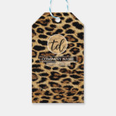 Boutique Branding Leopard Skin Beauty Industry ギフトタグ (裏面)