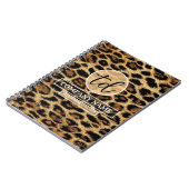Boutique Branding Leopard Skin Beauty Industry ノートブック (左側)