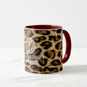 Boutique Branding Leopard Skin Beauty Industry マグカップ (正面右)