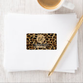 Boutique Branding Leopard Skin Beauty Industry ラベル (インサイチュ)