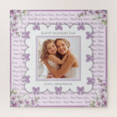 Boutique Lavender Coquette Mother’s Day Photo ジグソーパズル (縦)