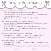 Boutique Lavender Coquette Mother’s Day Photo ジグソーパズル