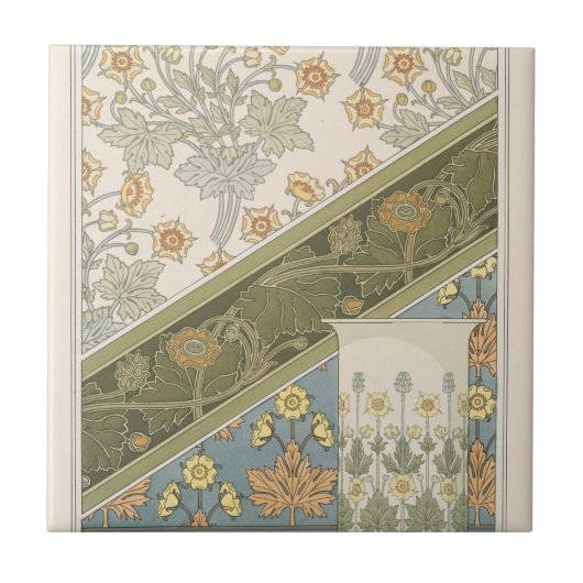 Bouton d'or 2by Maurice Pillard Verneil タイル (正面)