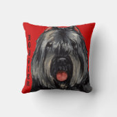 Bouvier色のブロック クッション (裏面)