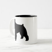 Bouvier des Flandresのギア ツートーンマグカップ (正面左)